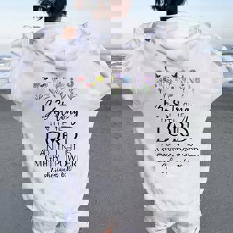 Betrong In The Lord Christian Ephesians 6 レディース オーバーサイズ パーカー バックプリント - Kawaiitshirt