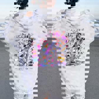 Birthday Queen Happy Birthday Party Girls Women Women Oversized Hoodie Back Print | Seseable FR