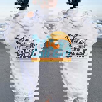 Cali Girl California Beach Matching Family Vacation Summer Women Oversized Hoodie Back Print - Thegiftio