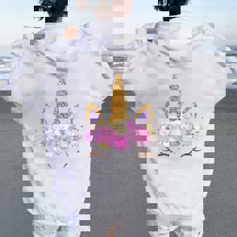 Chemise De Nuit Licorne Pour Et Fille Sweat à capuche oversize pour femme avec imprimé dans le dos - Cadeauxyz