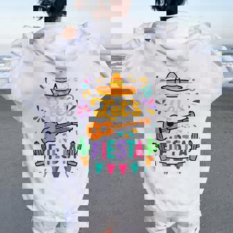 Cinco Mayo Lets Fiesta Toddler Girl Boy Mexican Squad Women Oversized Hoodie Back Print - Seseable