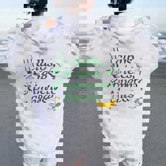 Clubs Pimento Cheese Golf Lover Men Women Oversized Hoodie Back Print | Mazezy