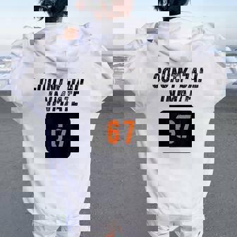 County Jail Prison Inmate 67 Halloween Womens Women Oversized Hoodie Back Print - Thegiftio