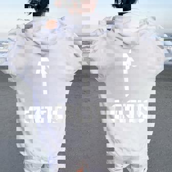 Divertido Traje De Cactus Y Disfraz De Cactus Women Oversized Hoodie Back Print - Regaloses