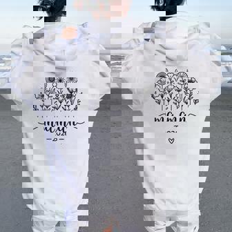 Future Maman 2026 Annonce Grossesse Maman 2026 Sweat à capuche oversize pour femme avec imprimé dans le dos - Cadeauxyz