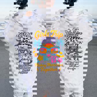 Girls Trip 2026 Making Memories Together Tropical Vacation Women Oversized Hoodie Back Print - Thegiftio