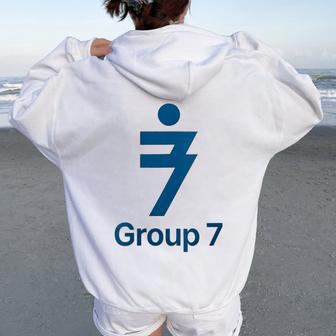 Group 7 Club Women Oversized Hoodie Back Print - Thegiftio UK