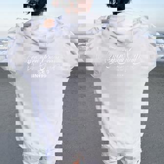 Jóvenes Inconscientes Desde 1990 Roma Women Oversized Hoodie Back Print - Regaloses