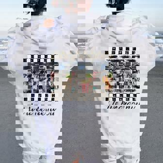 I Live Here Now Racoon Ballfield Only Baseball Mama Women Oversized Hoodie Back Print | Seseable FR