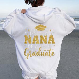 Nana Senior 2026 Proud Nana Of A Class Of 2026 Graduate Women Oversized Hoodie Back Print - Thegiftio UK