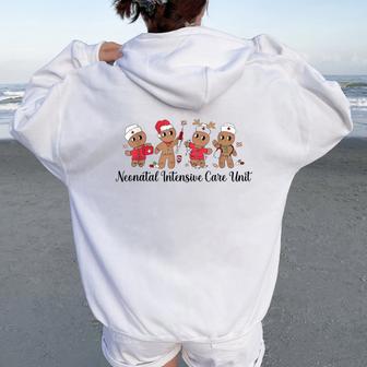 Nicu Nurse Neonatal Intensive Care Unit Women Oversized Hoodie Back Print - Thegiftio UK