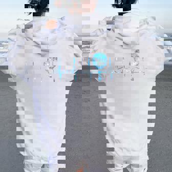 Padel- Player Heartbeat Padel Tennis Men Women Oversized Hoodie Back Print - Thegiftio