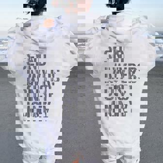 Retro Vintage Send Lawyers Guns Money Women Women Oversized Hoodie Back Print | Seseable UK