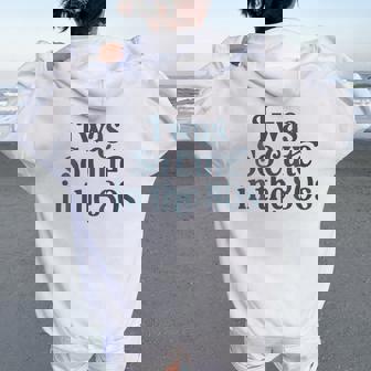 I Was So Cute In The 80S Women Oversized Hoodie Back Print | Seseable FR