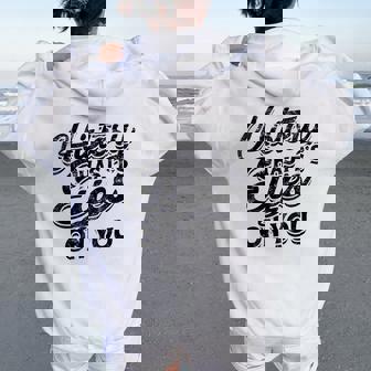 History Has Its Eyes On You Sarcastic And Sleeping Eyes Women Oversized Hoodie Back Print - Thegiftio