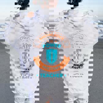 History Teacher 学校 歴史 先生 先生 レディース オーバーサイズ パーカー バックプリント - Kawaiitshirt