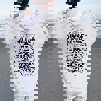 Vintage 1985 Classic 1985 Limited Edition Birthday レディース オーバーサイズ パーカー バックプリント - Kawaiitshirt