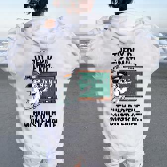 They Did Monster Math Teacher Halloween Costume Mathematics Women Oversized Hoodie Back Print - Thegiftio