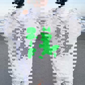 『グリッドマン ユニバース』ツツジ台高校 球技大会クラスｔシャツ「2年f組」（内海・六花・なみこ） レディース オーバーサイズ パーカー バックプリント - Kawaiitshirt