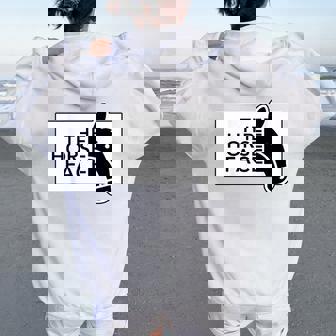 【バックプリント・背中側】ザ・ホース・フェイス The Horse Face 午年 馬 2026 パロディ レディース オーバーサイズ パーカー バックプリント - Kawaiitshirt