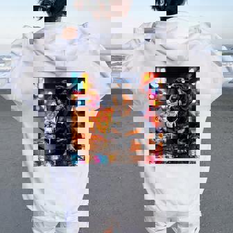 かわいい ダックスフンド 犬 ピザ 面白い 男の子 女の子 コスチューム 大人 ミーム レディース オーバーサイズ パーカー バックプリント - Kawaiitshirt