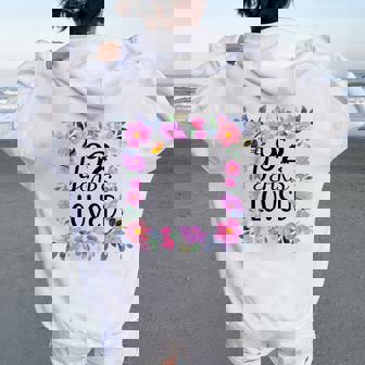 フローラル 92歳 誕生日プレゼント 男性 女性 92歳 愛用 レディース オーバーサイズ パーカー バックプリント - Kawaiitshirt