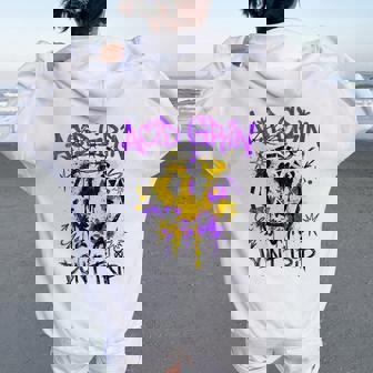 絵文字 美的 ヒップホップ Y2k 服 レトロ ヴィンテージ ストリートウェア ファッション 女性 男性 スマイリー レディース オーバーサイズ パーカー バックプリント - Kawaiitshirt