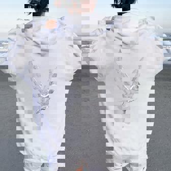 鳩 動物 男性 女性 モチーフ 恋人 自由 デザイン 平和 レディース オーバーサイズ パーカー バックプリント - Kawaiitshirt