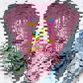 13th Birthday Girl Roller Skate 13 Years Old Roller Skate Women's Heather T-Shirt | Mazezy