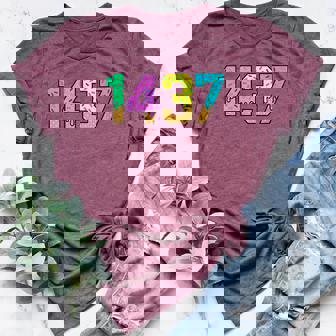 1437 I Love You Forever Meme Sweet Ice Cream Valentine Women's Heather T-Shirt | Mazezy