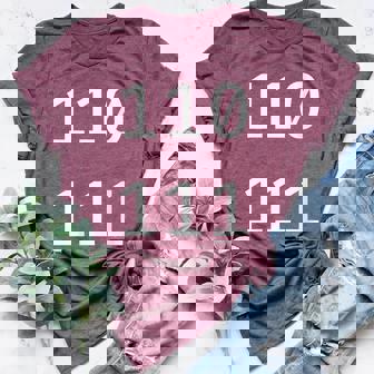 67 Meme Programmer Coder Binary Code Computer Science Women's Heather T-Shirt | Mazezy