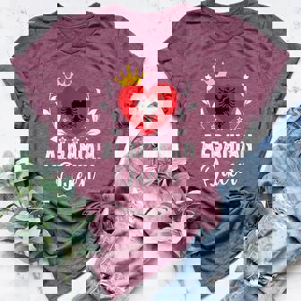 Albanian Queen Albania Flag Proud Albanian Woman Women's Heather T-Shirt | Mazezy