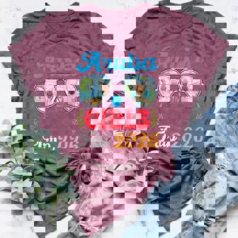 Aruba Girls Trip Beach Vacation Travel In 2026 Best Friends Women's Heather T-Shirt | Mazezy