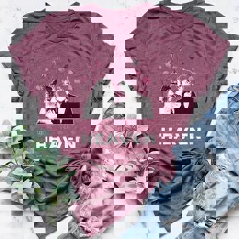 Beetle Juice Maybe This Is Heaven Adam Barbara Women's Heather T-Shirt | Mazezy