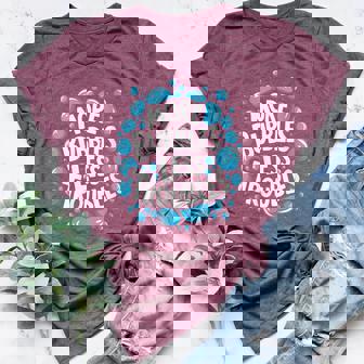 More Bubbles Less Troubles Soap Soapmaking Homemade Women's Heather T-Shirt | Mazezy