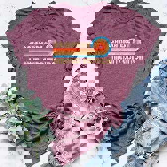 CALABRESE Surname Retro Vintage 80s 90s Birthday Reunion Women's Heather T-Shirt | Mazezy