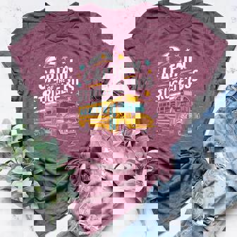 Captain Of The Struggle Bus Saying Retro Gag Women Men Women's Heather T-Shirt | Mazezy