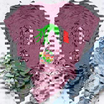 Chest Nuts Matching Chestnuts Xmas Christmas Ornaments Women's Heather T-Shirt | Mazezy