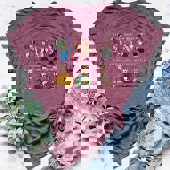 Clue Game Peaco Scarlet Mustard Green Professor Women's Heather T-Shirt | Mazezy