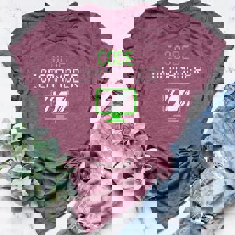 Computer Science Coder Commander Coder Women's Heather T-Shirt | Mazezy