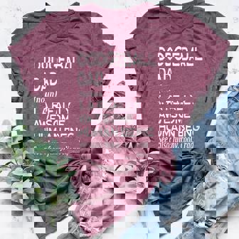 Dodgeball Dad Definition Dodgeball Player Court Team Women's Heather T-Shirt | Mazezy