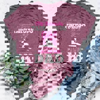 My Favorite Taekwondo Girl Calls Me Dad Women's Heather T-Shirt | Mazezy