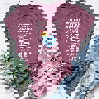 Greek Queen Greek Wife Girlfriend Greece Flag Tank Top Women's Heather T-Shirt | Mazezy