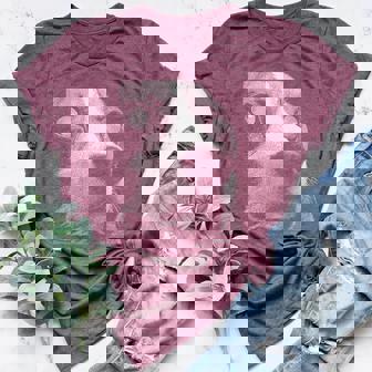 Hypnotic Beagle Weird Eyes Gothic Weirdcore Spooky Halloween Women's Heather T-Shirt | Mazezy