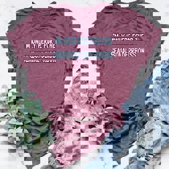 I’m Only Here For The Seasonal Depression Winter Women's Heather T-Shirt | Mazezy