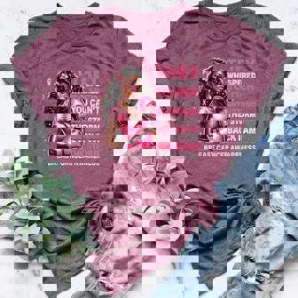 I'm The Storm Survivor Woman Breast Cancer Awareness Women's Heather T-Shirt | Mazezy