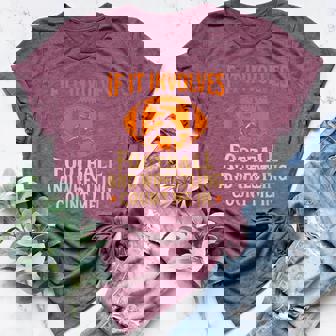 If It Involves Football And Wrestling Count Me In Wrestler Women's Heather T-Shirt | Mazezy