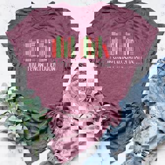 If You Know You Know 6 7 Reading Books Merry Christmas Women's Heather T-Shirt | Mazezy