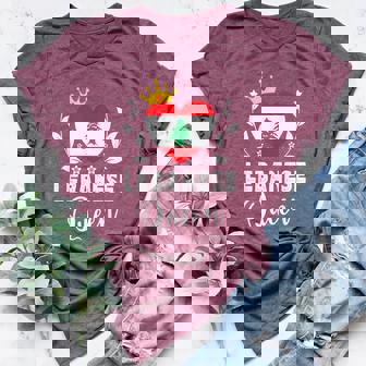 Lebanese Queen Lebanon Flag Proud Lebanese Woman Women's Heather T-Shirt | Mazezy