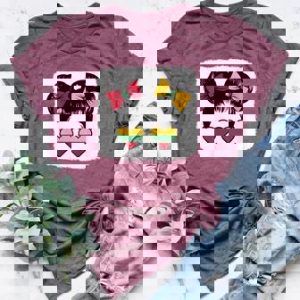 Lithuanian Girl Lithuania Pride Lietuvos Flag Roots Women's Heather T-Shirt | Mazezy